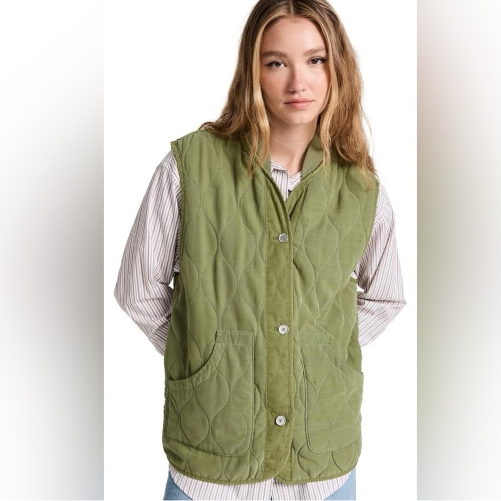 Green Quilted Vest